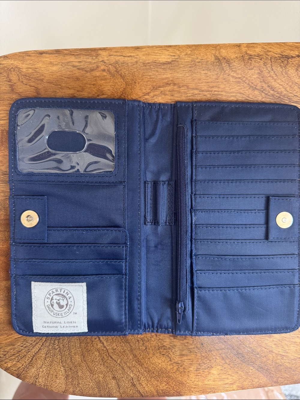 Spartina Canvas Zip Wallet - Picture 6 of 7